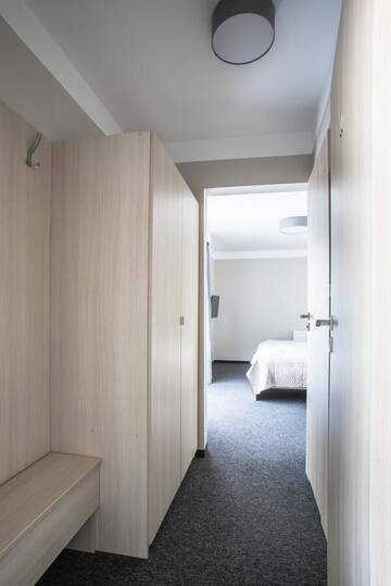 Фото номера Двухместный номер с 1 кроватью и террасой Отель Blis Apartamenty г. Люблинец 7